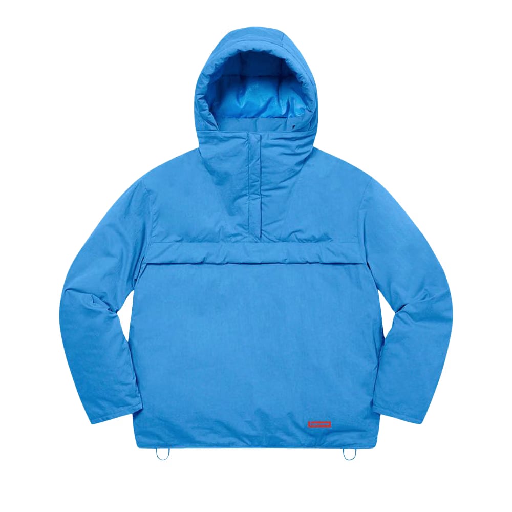 Supreme Hooded Down Pullover Bright Blue