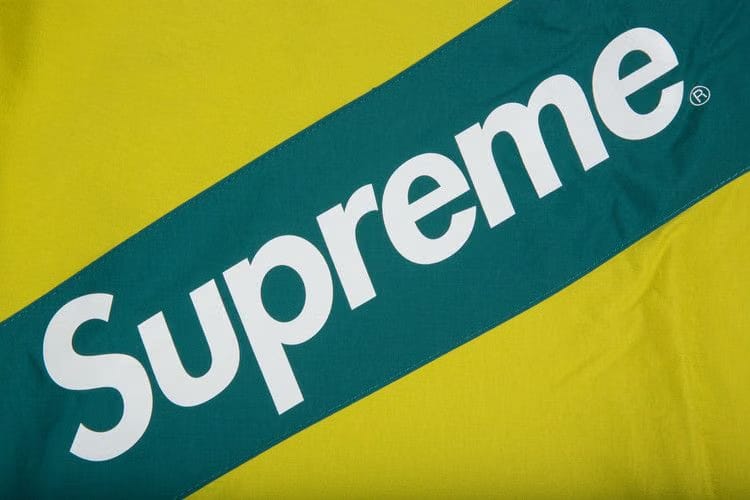 Supreme Paneled Track Jacket Light Gold