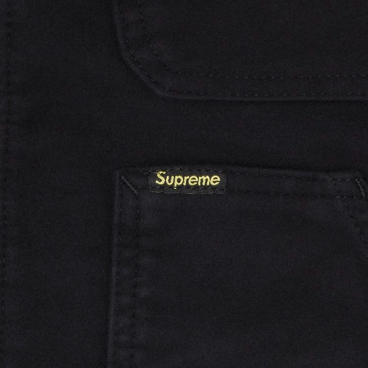 Supreme Moleskin Work Jacket Black