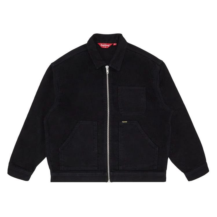 Supreme Moleskin Work Jacket Black