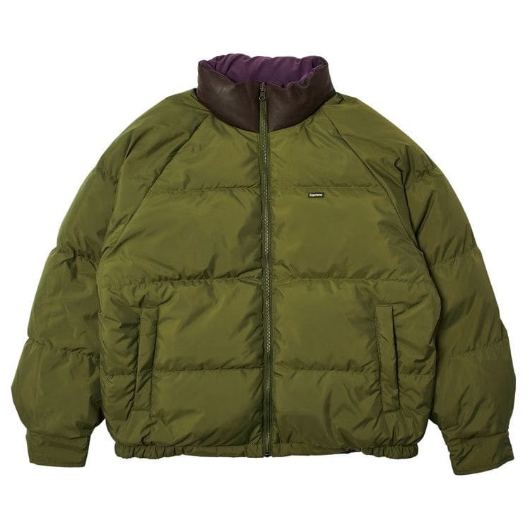 Supreme Reversible Down Puffer Jacket Purple