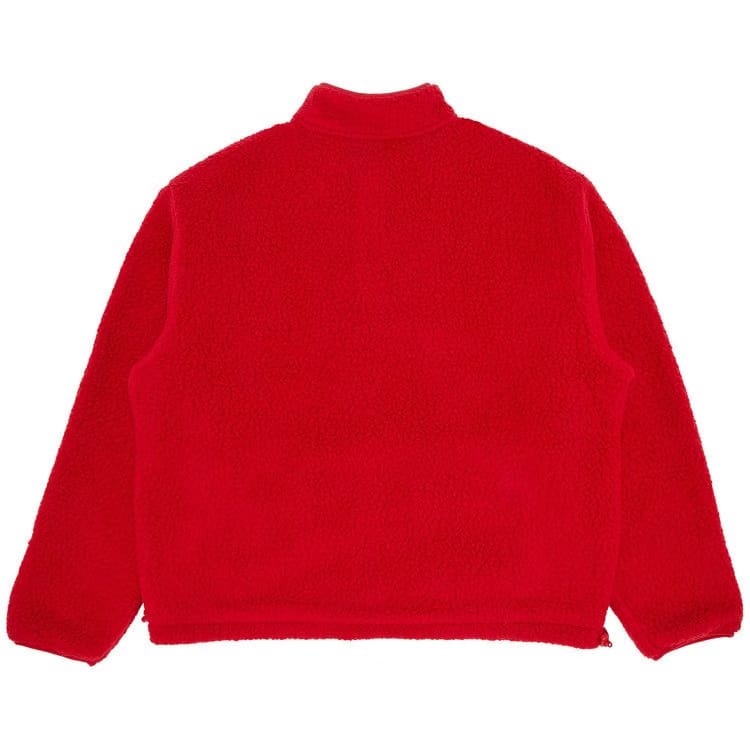 Supreme Polartec Shearling Reversible Pullover Red