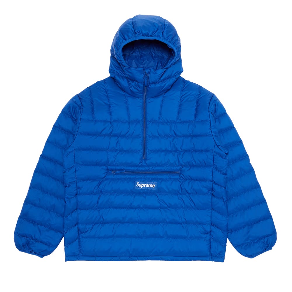 Supreme Micro Down Half Zip Hooded Pullover Royal