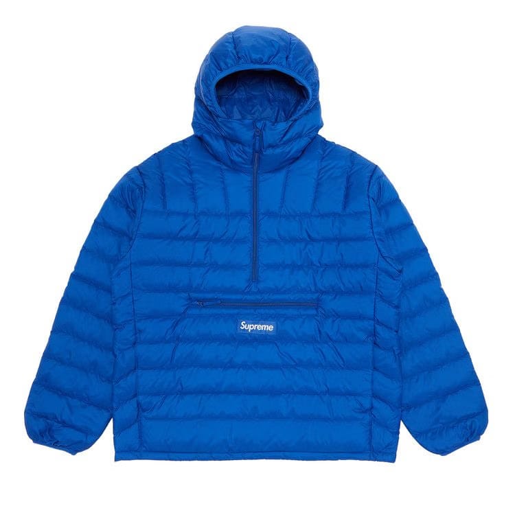 Supreme Micro Down Half Zip Hooded Pullover Royal