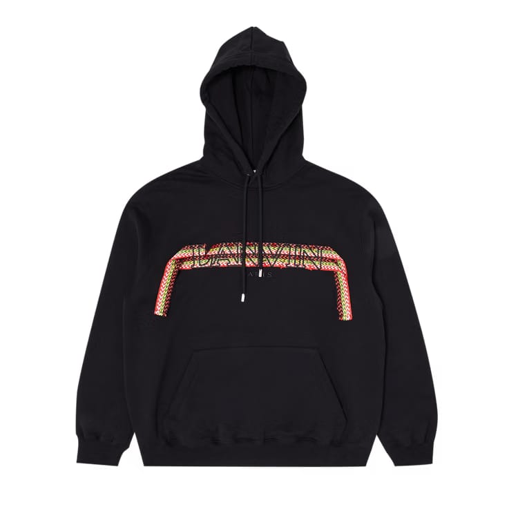 Lanvin Curblace Oversized Hoodie Black