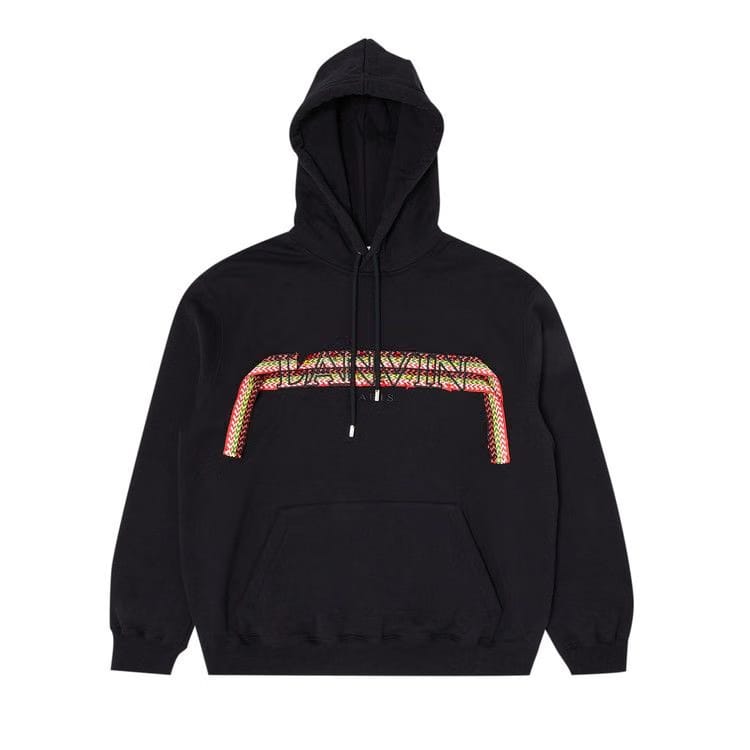 Lanvin Curblace Oversized Hoodie Black