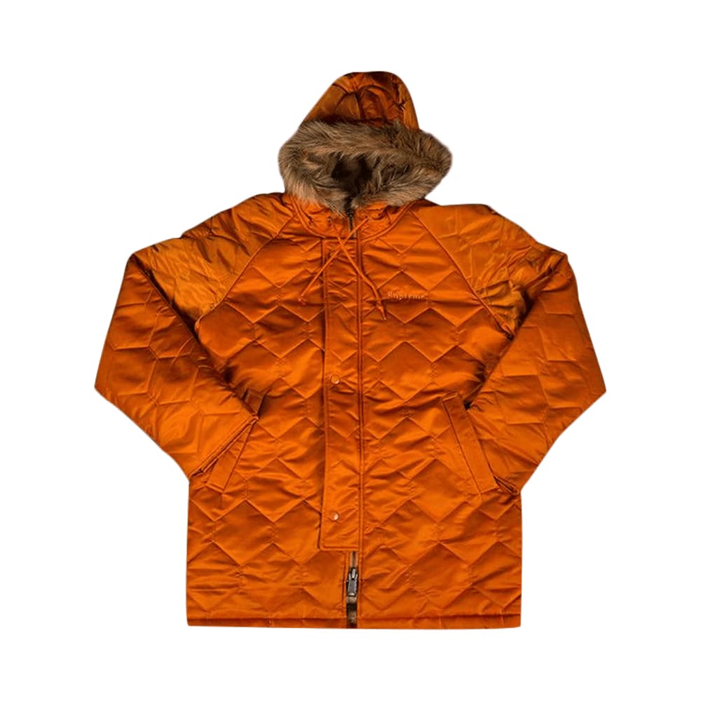 Supreme Quilted Flight Satin Parka Orange