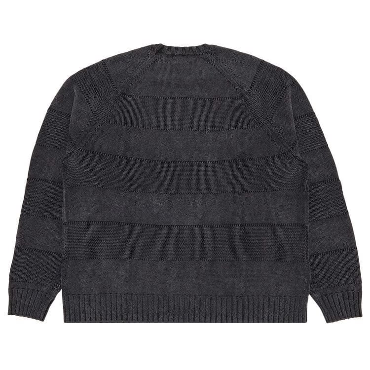 Supreme Small Box Stripe Sweater Black