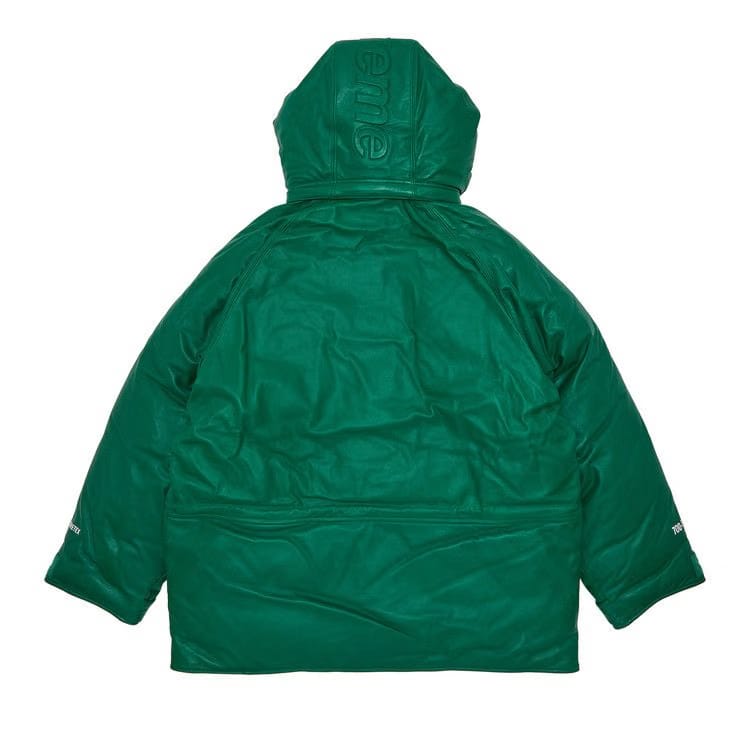 Supreme GORE-TEX Leather 700-Fill Down Parka Green