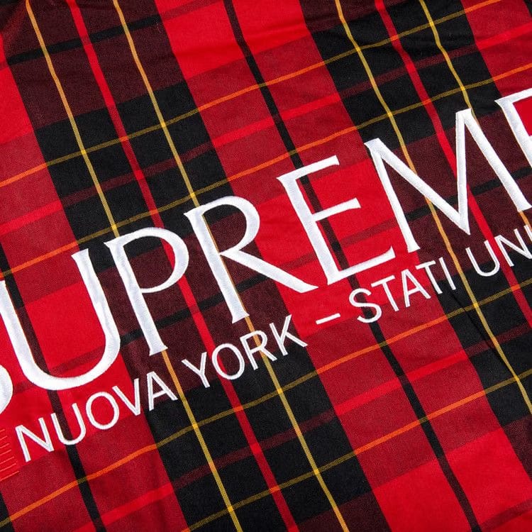 Supreme x Polartec Lined Sidline Parka Tartan