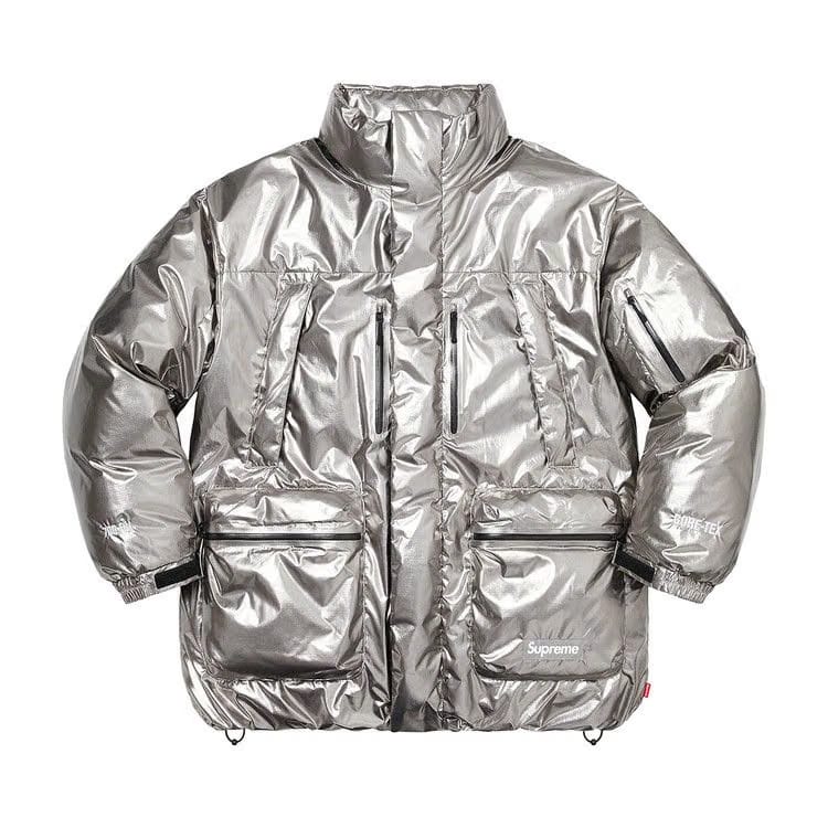 Supreme GORE-TEX 700-Fill Down Parka Silver