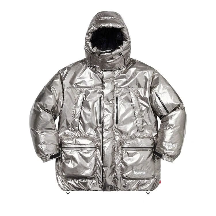 Supreme GORE-TEX 700-Fill Down Parka Silver