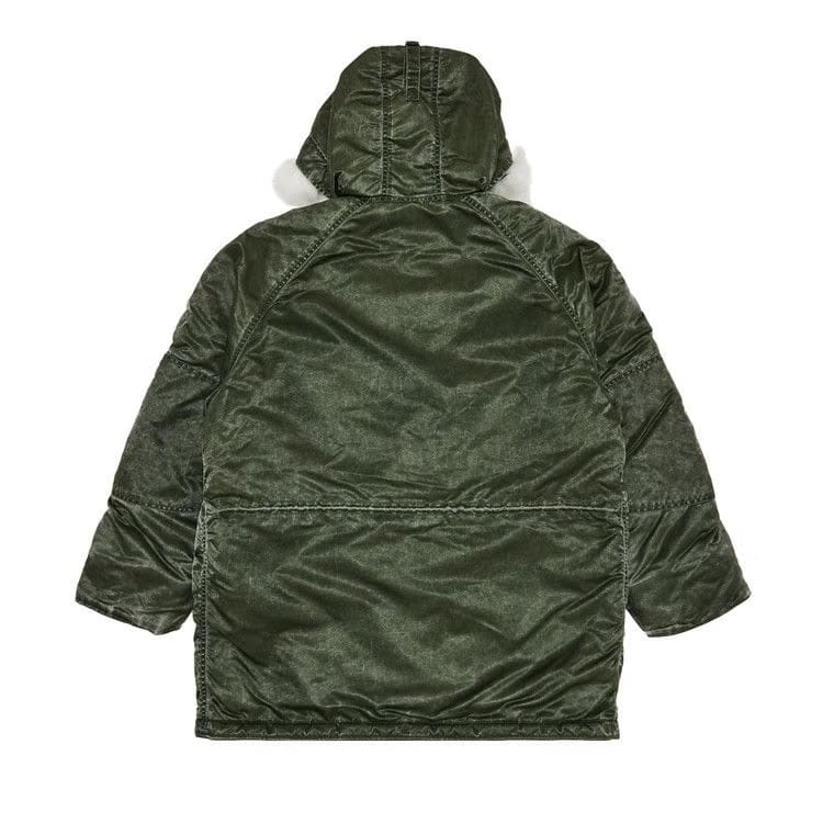 Supreme Washed Flight Satin N-3B Parka Olive