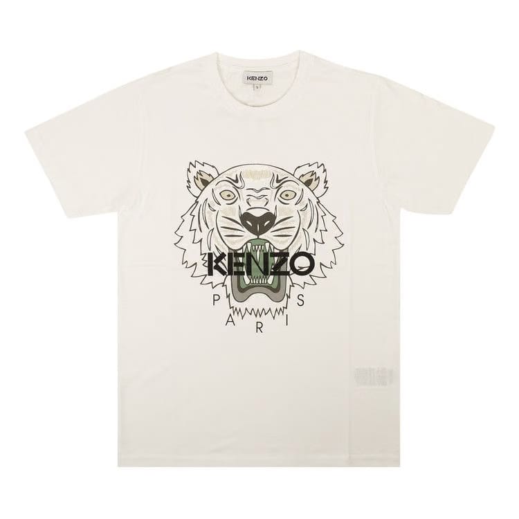 Kenzo Classic Tiger Shorts-Sleeve T-Shirt White