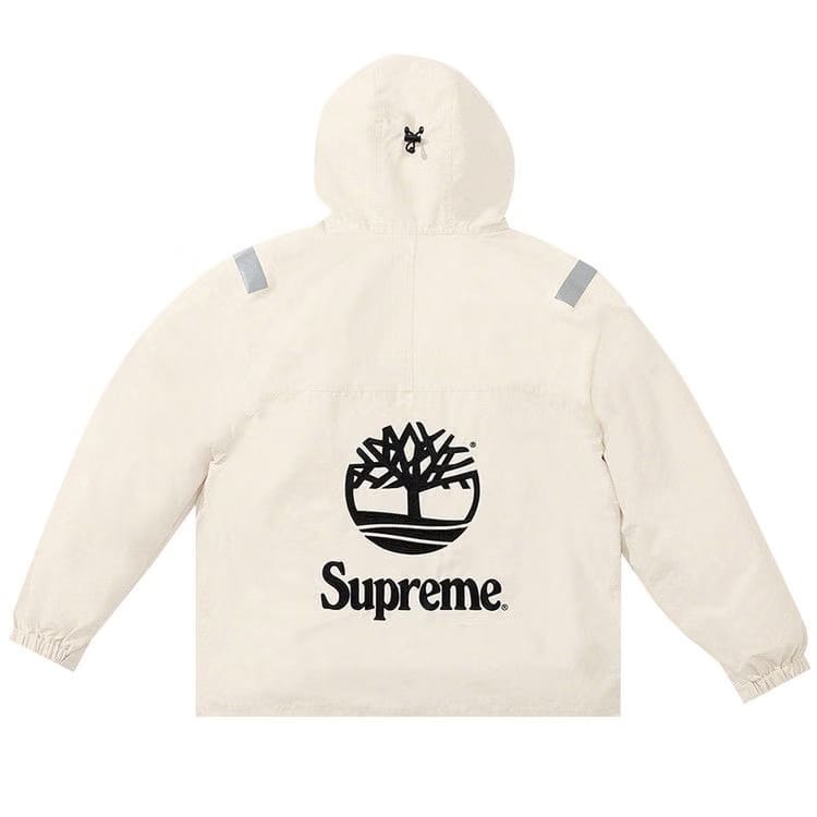 Supreme x Timberland Reflective Taping Anorak Stone