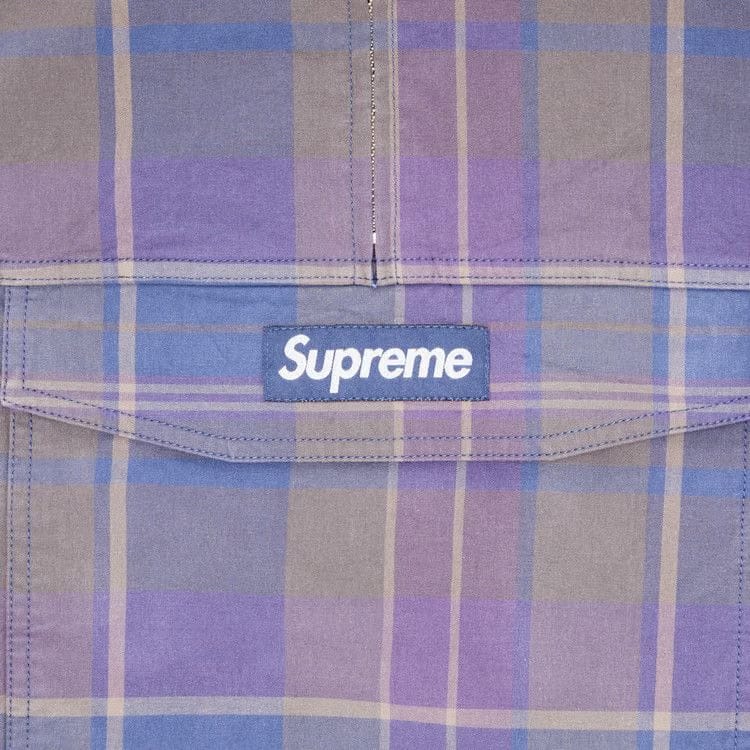 Supreme Cotton Utility Anorak Plaid