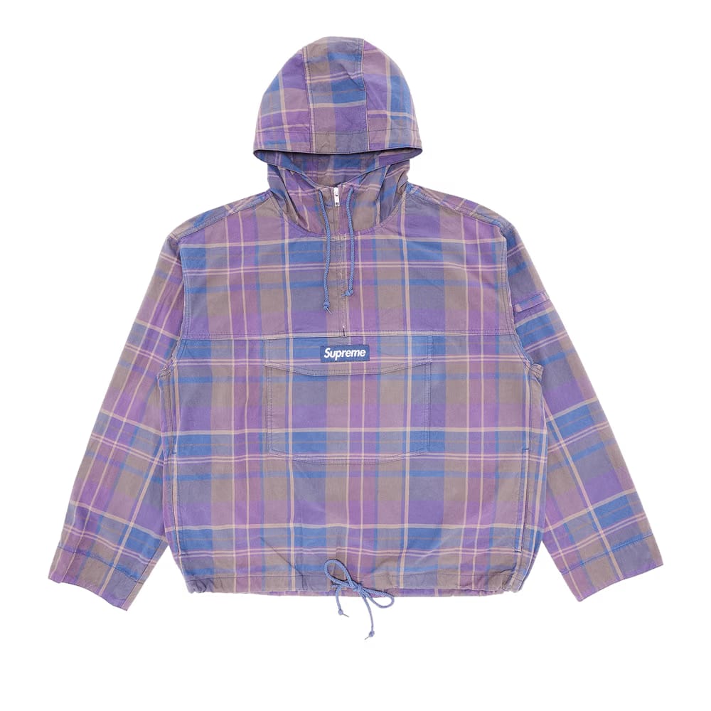 Supreme Cotton Utility Anorak Plaid