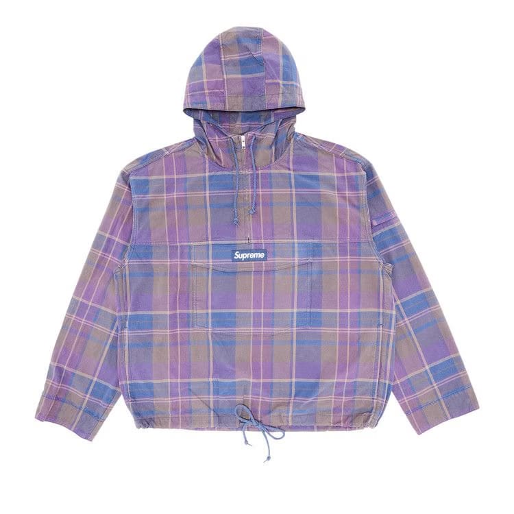 Supreme Cotton Utility Anorak Plaid