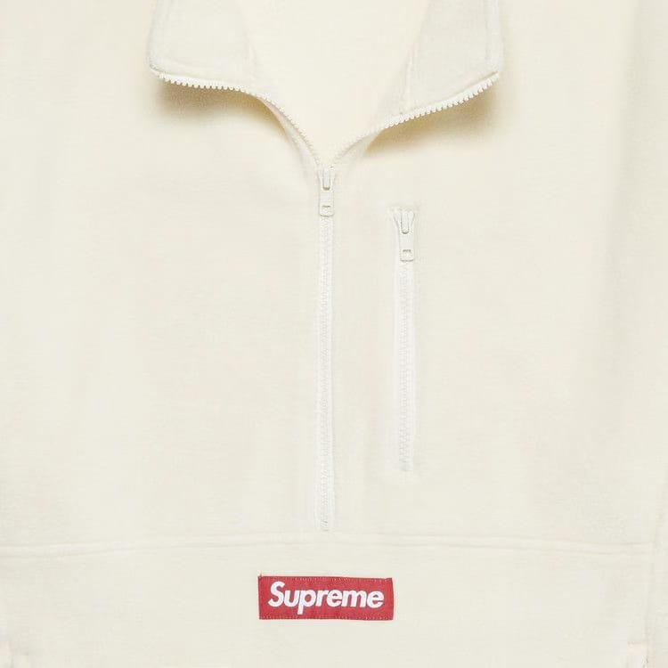 Supreme Polartec Half Zip Pullover Natural