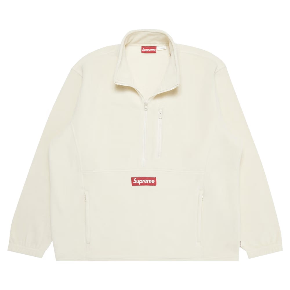 Supreme Polartec Half Zip Pullover Natural