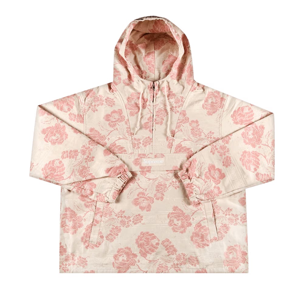 Supreme Floral Tapestry Anorak Pink