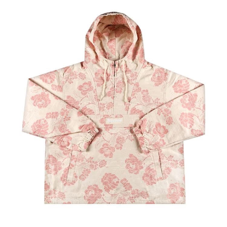 Supreme Floral Tapestry Anorak Pink
