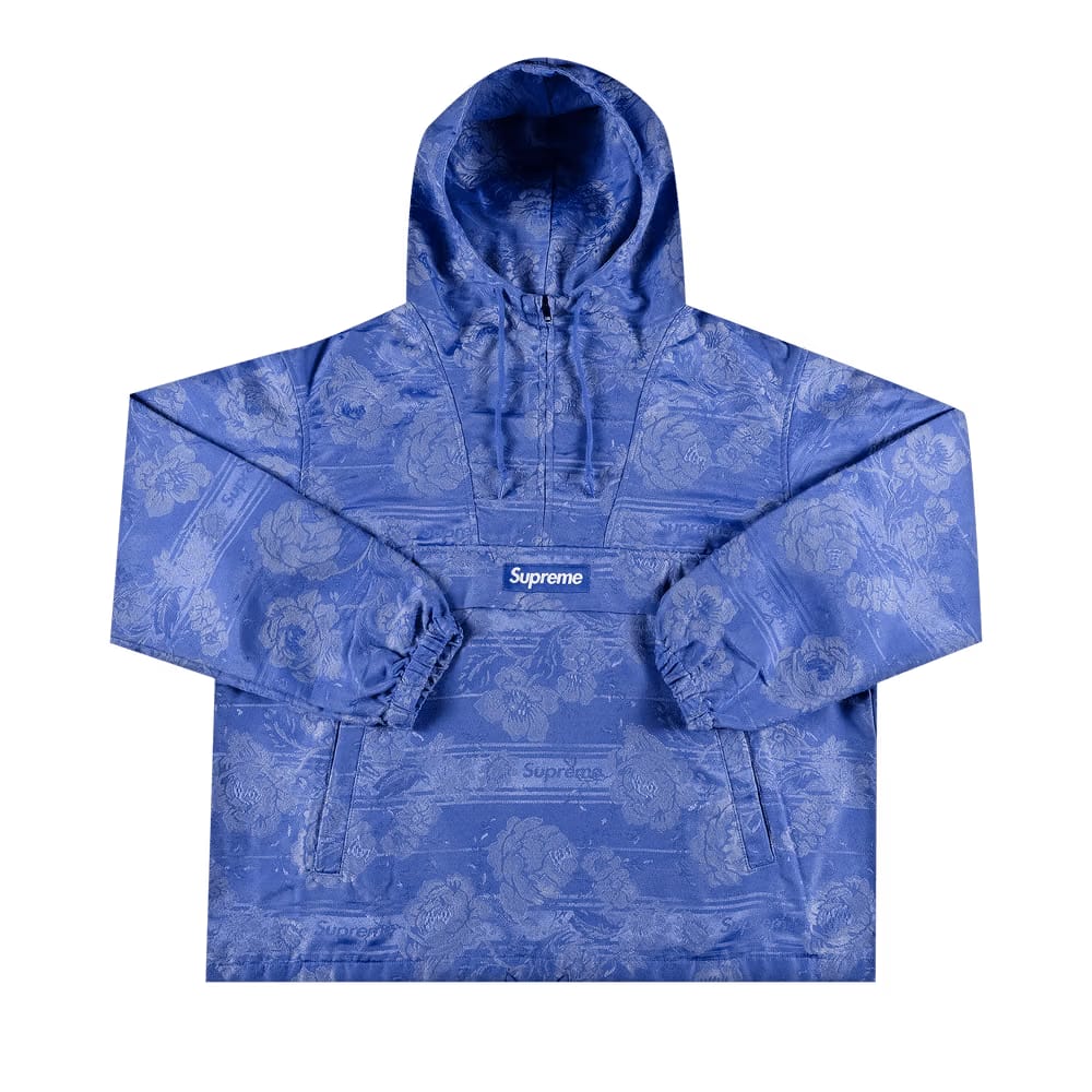 Supreme Floral Tapestry Anorak Blue