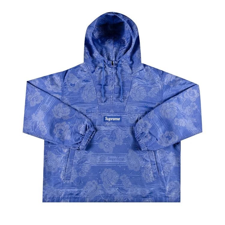 Supreme Floral Tapestry Anorak Blue