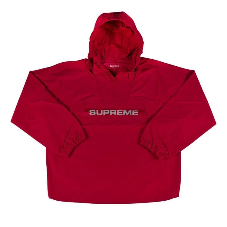 Supreme Heavy Nylon Anorak Red