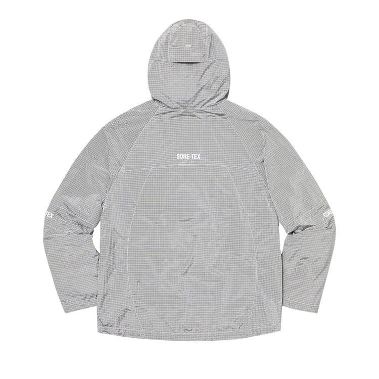 Supreme Gore-Tex Contrast Stitch Anorak Silver