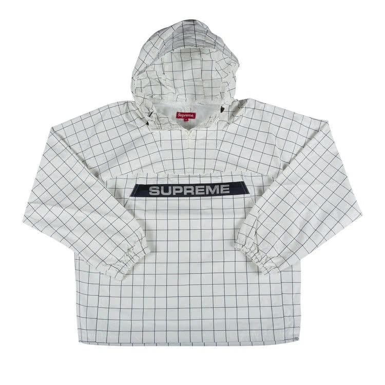 Supreme Heavy Nylon Anorak Windowpane