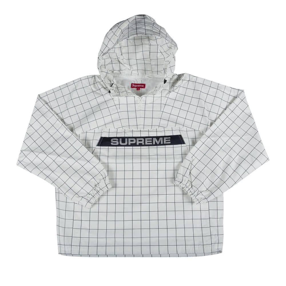 Supreme Heavy Nylon Anorak Windowpane