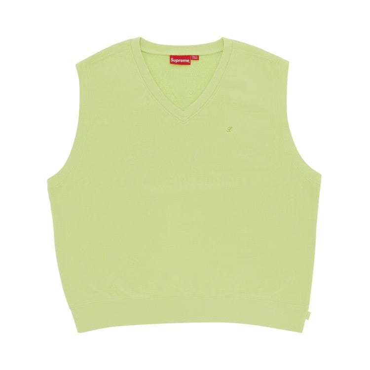 Supreme Sweatshirt Vest Lime