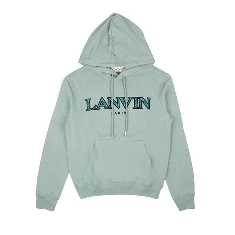 Lanvin Curb Hoodie Bluish Grey