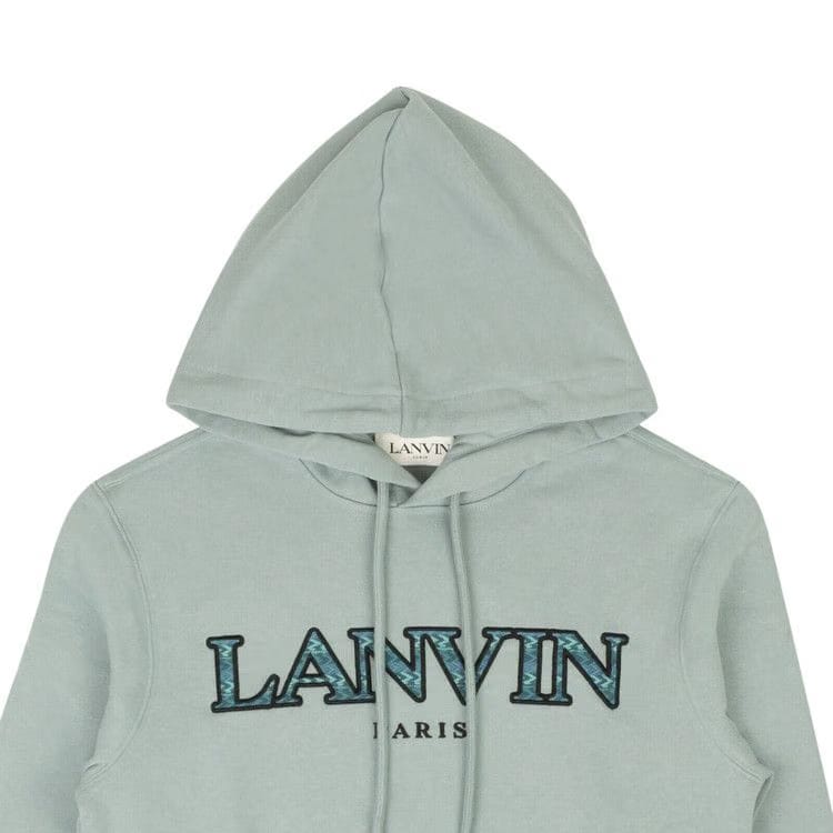 Lanvin Curb Hoodie Bluish Grey