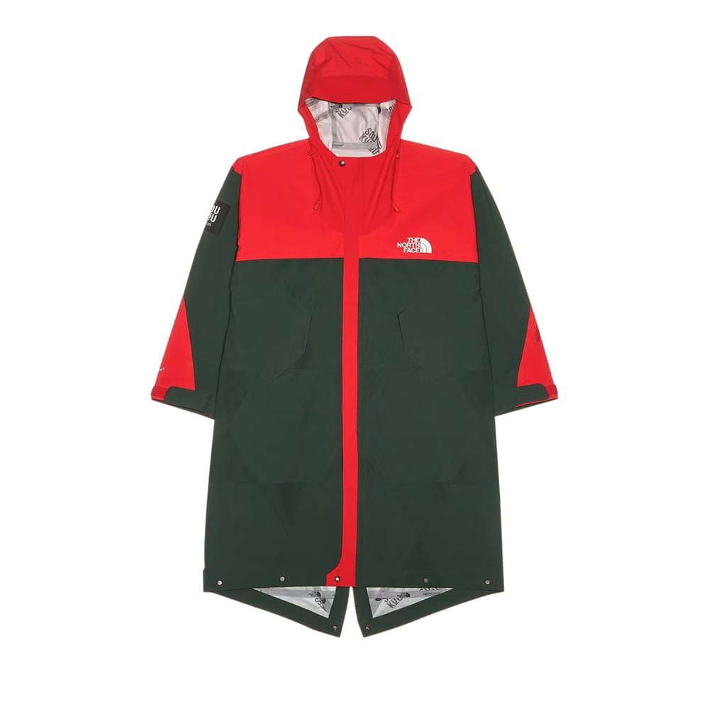The North Face x Undercover SOUKUU Geodesic Shell Jacket Dark Cedar Green/High Risk Red