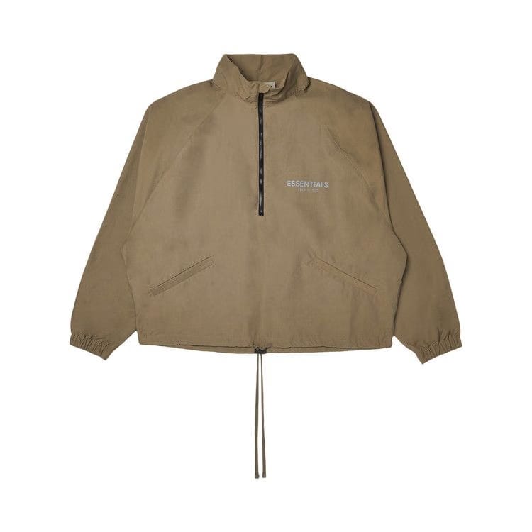 Fear of God Essentials Half Zip Track Jacket Harvest