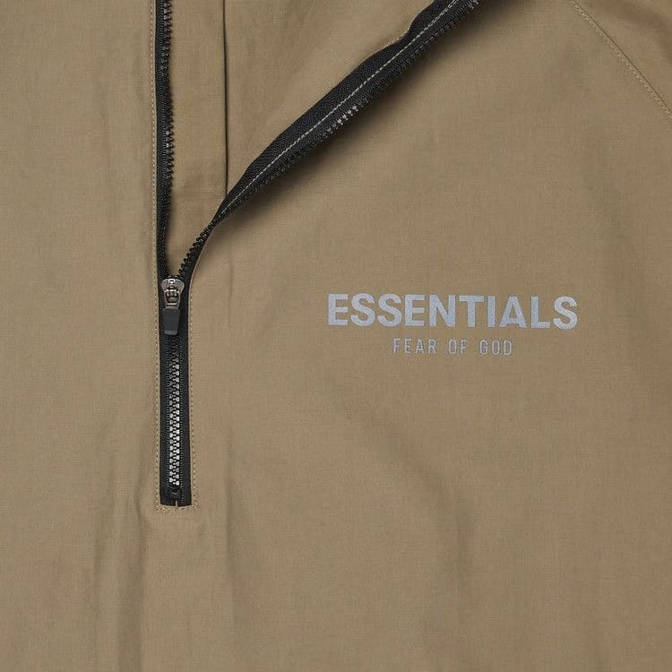 Fear of God Essentials Half Zip Track Jacket Harvest