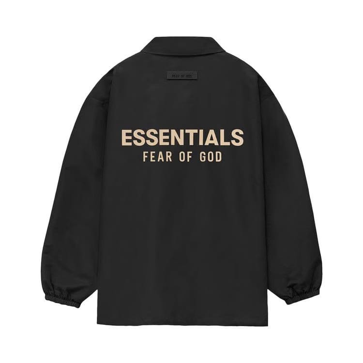 Fear of God Essentials Kids Coaches Jacket Jet Black