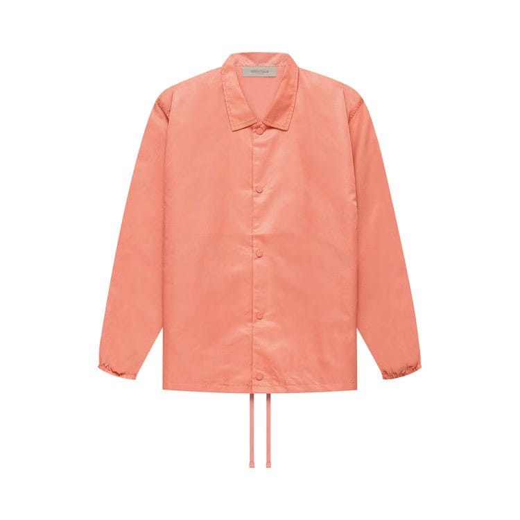 Fear of God Essentials Coaches Jacket Coral