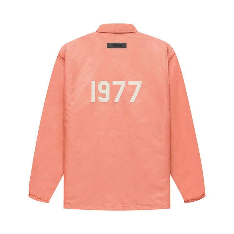 Fear of God Essentials Coaches Jacket Coral