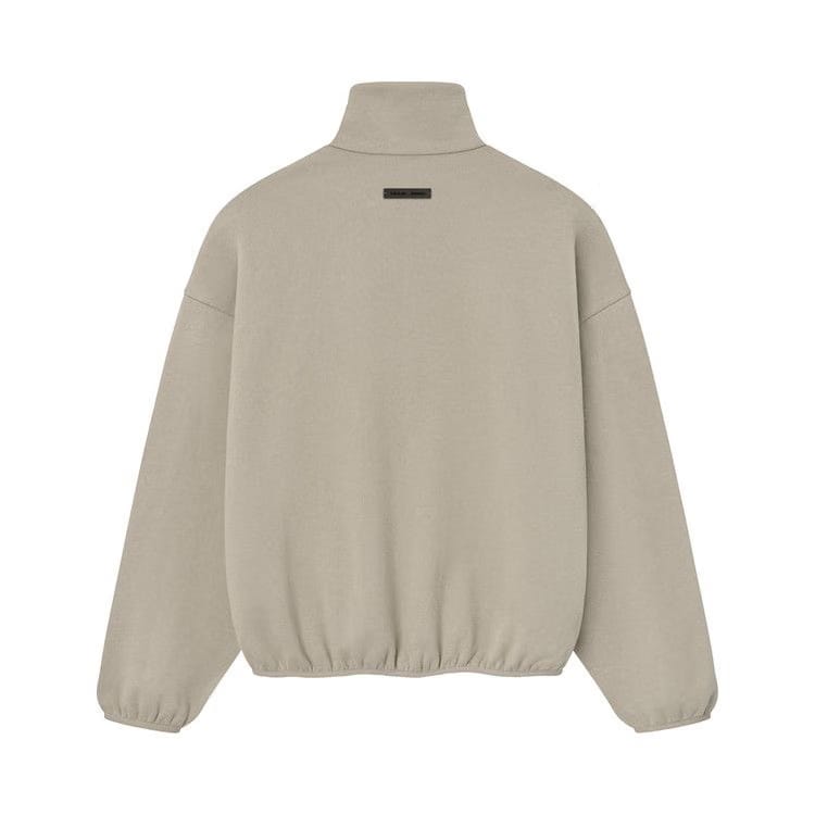 Fear of God Essentials Modern Fleece Track Jacket With Piping Timber/Cloud White