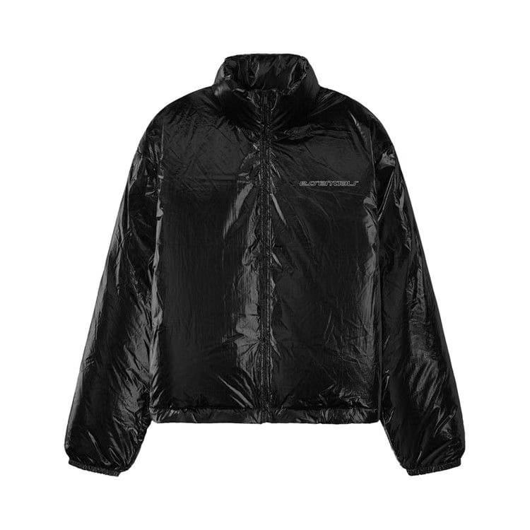 Fear of God Essentials Ripstop Nylon Puffer Jacket Metallic Black
