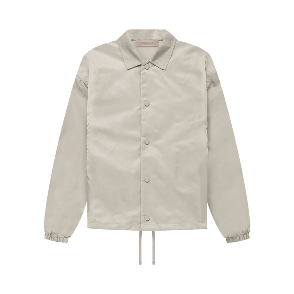 Fear of God Essentials Kids Nylon Coaches Jacket Smoke