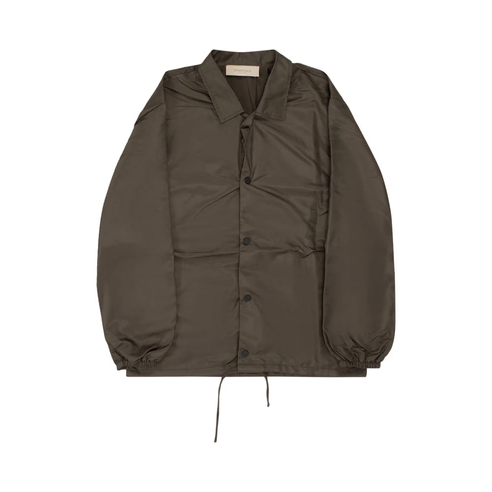 Fear of God Essentials Coaches Jacket Off Black