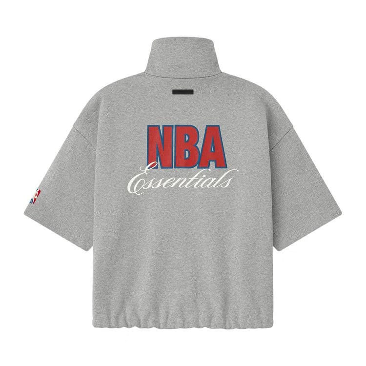 Fear of God Essentials NBA High Neck Jacket Concrete Heather