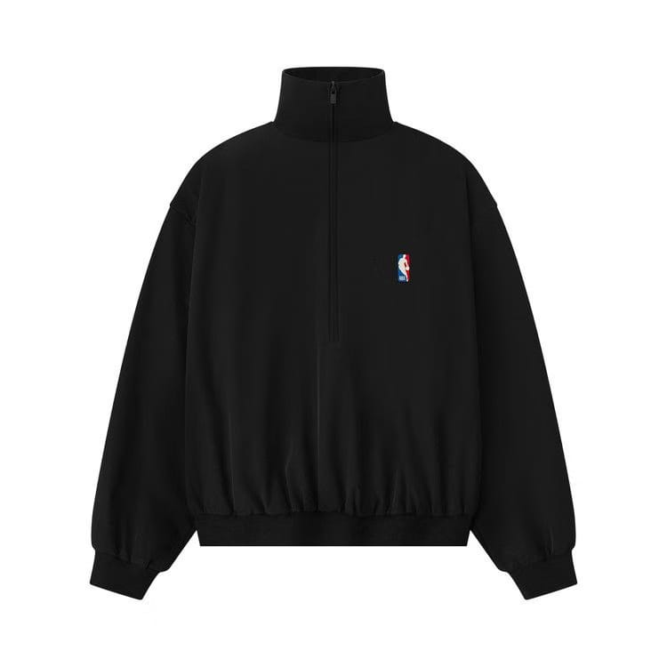 Fear of God Essentials Half Zip Track Jacket Black