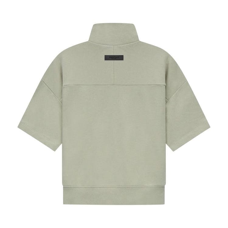Fear of God Essentials Kids Shorts-Sleeve Full Zip Jacket Seafoam
