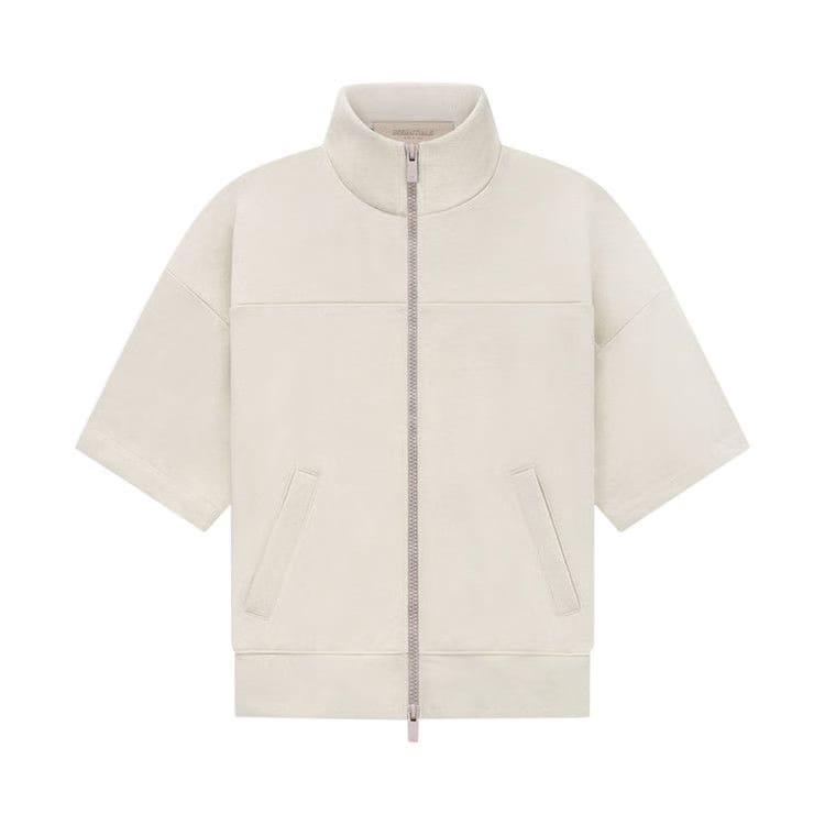 Fear of God Essentials Kids Shorts-Sleeve Full Zip Jacket Wheat