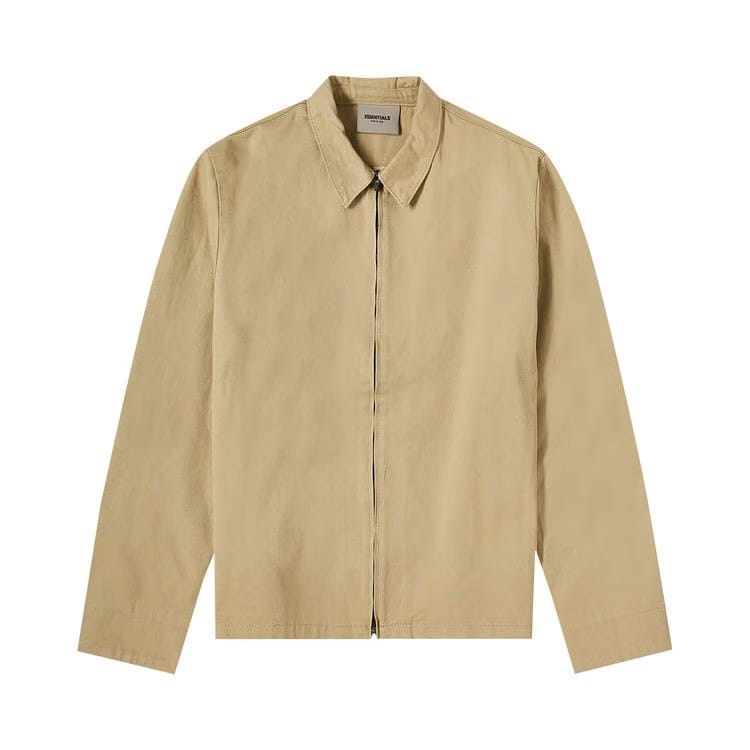 Fear of God Essentials Twill Jacket Khaki